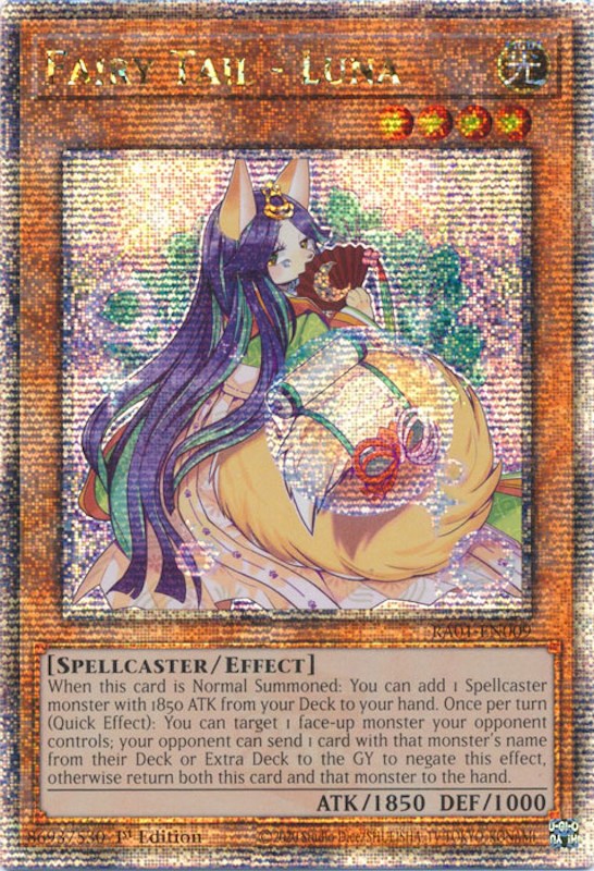 Fairy Tail - Luna [RA01-EN009] Quarter Century Secret Rare | Gaming Infinity