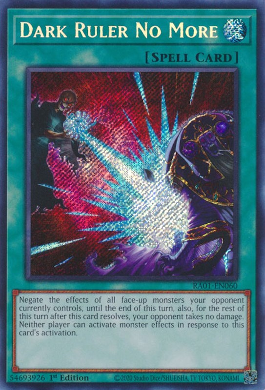 Dark Ruler No More [RA01-EN060] Secret Rare | Gaming Infinity