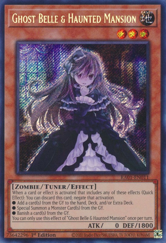 Ghost Belle & Haunted Mansion [RA01-EN011] Secret Rare | Gaming Infinity