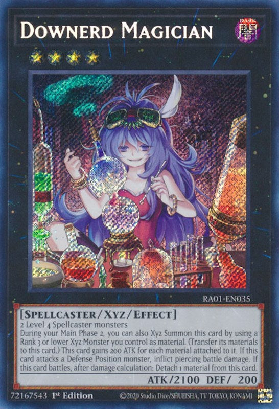 Downerd Magician [RA01-EN035] Secret Rare | Gaming Infinity