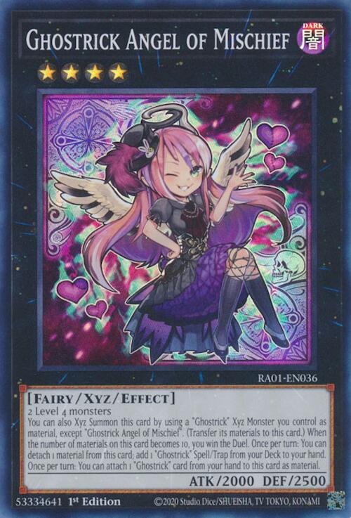 Ghostrick Angel of Mischief [RA01-EN036] Super Rare | Gaming Infinity