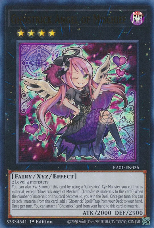 Ghostrick Angel of Mischief [RA01-EN036] Ultra Rare | Gaming Infinity