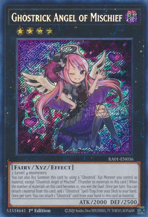 Ghostrick Angel of Mischief [RA01-EN036] Secret Rare | Gaming Infinity