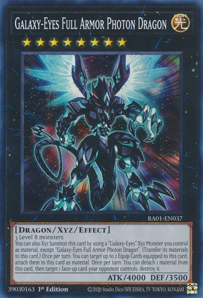 Galaxy-Eyes Full Armor Photon Dragon [RA01-EN037] Super Rare | Gaming Infinity