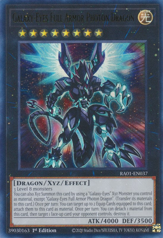 Galaxy-Eyes Full Armor Photon Dragon [RA01-EN037] Ultra Rare | Gaming Infinity