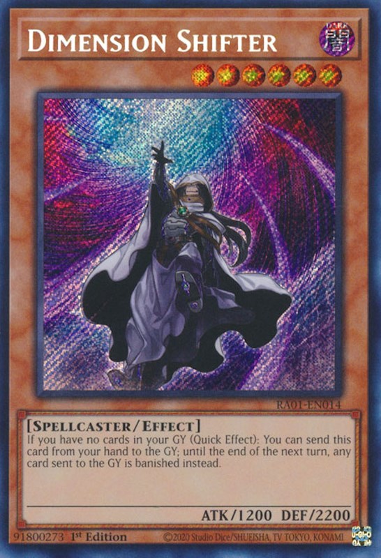 Dimension Shifter [RA01-EN014] Secret Rare | Gaming Infinity