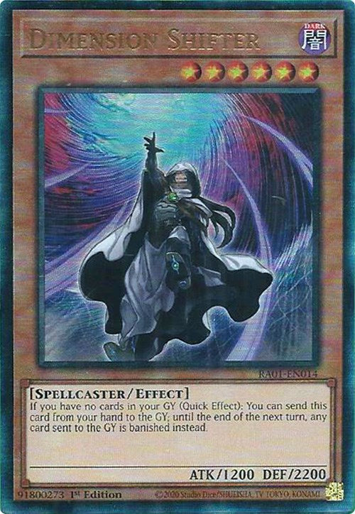 Dimension Shifter [RA01-EN014] Prismatic Ultimate Rare | Gaming Infinity