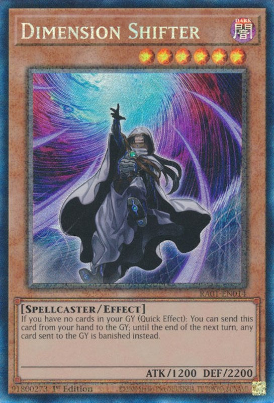 Dimension Shifter [RA01-EN014] Prismatic Collector's Rare | Gaming Infinity