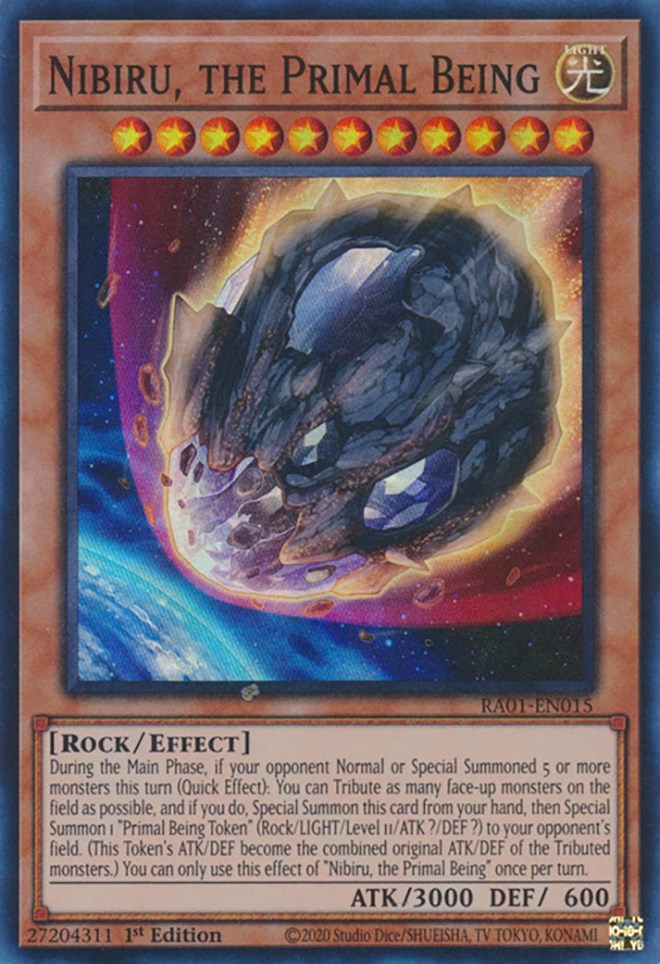 Nibiru, the Primal Being [RA01-EN015] Super Rare | Gaming Infinity