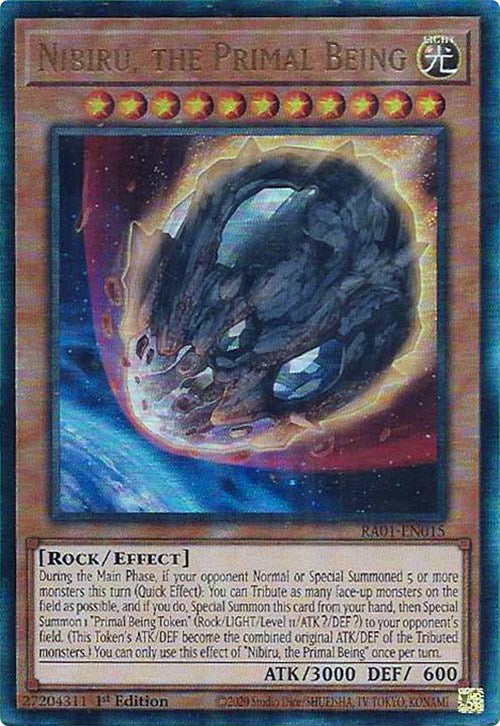 Nibiru, the Primal Being [RA01-EN015] Prismatic Ultimate Rare | Gaming Infinity