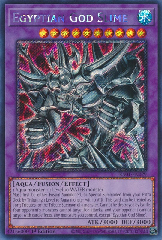 Egyptian God Slime [RA01-EN029] Platinum Secret Rare | Gaming Infinity