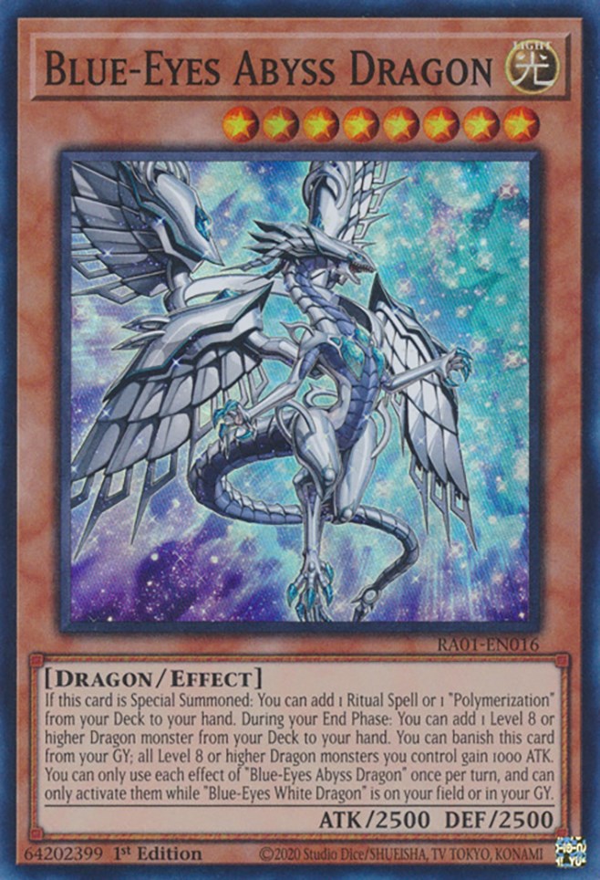 Blue-Eyes Abyss Dragon [RA01-EN016] Super Rare | Gaming Infinity