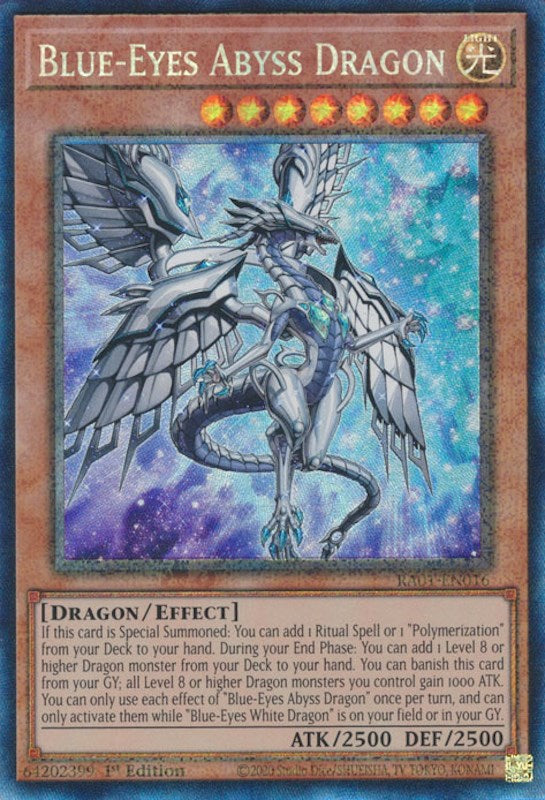 Blue-Eyes Abyss Dragon [RA01-EN016] Prismatic Collector's Rare | Gaming Infinity