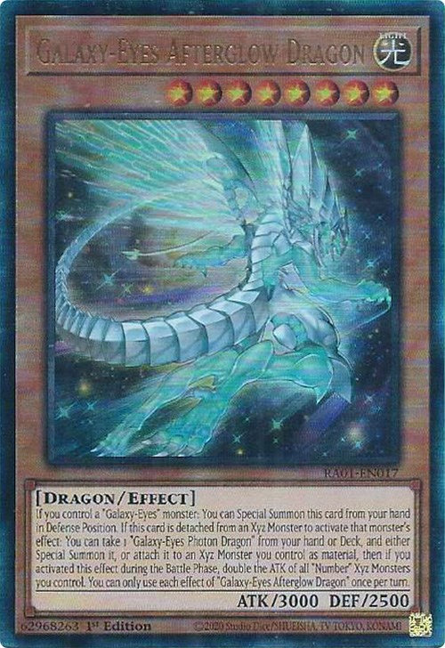 Galaxy-Eyes Afterglow Dragon [RA01-EN017] Prismatic Ultimate Rare | Gaming Infinity