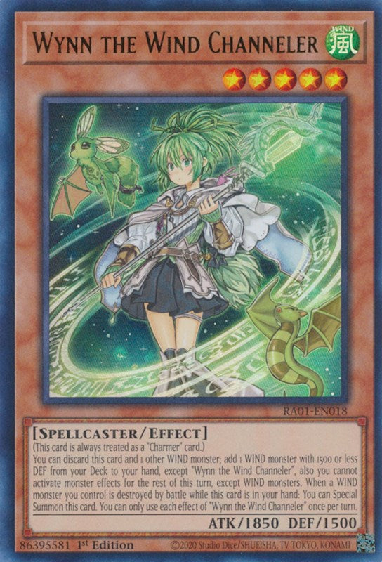 Wynn the Wind Channeler [RA01-EN018] Ultra Rare | Gaming Infinity