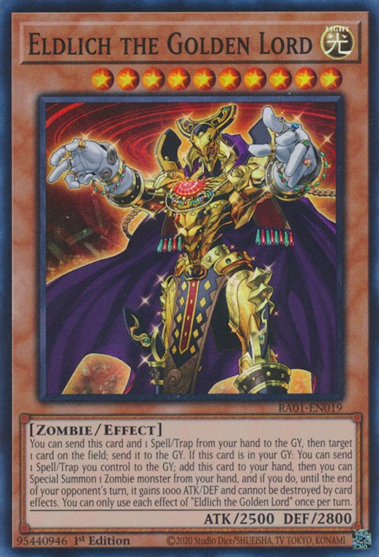 Eldlich the Golden Lord [RA01-EN019] Super Rare | Gaming Infinity