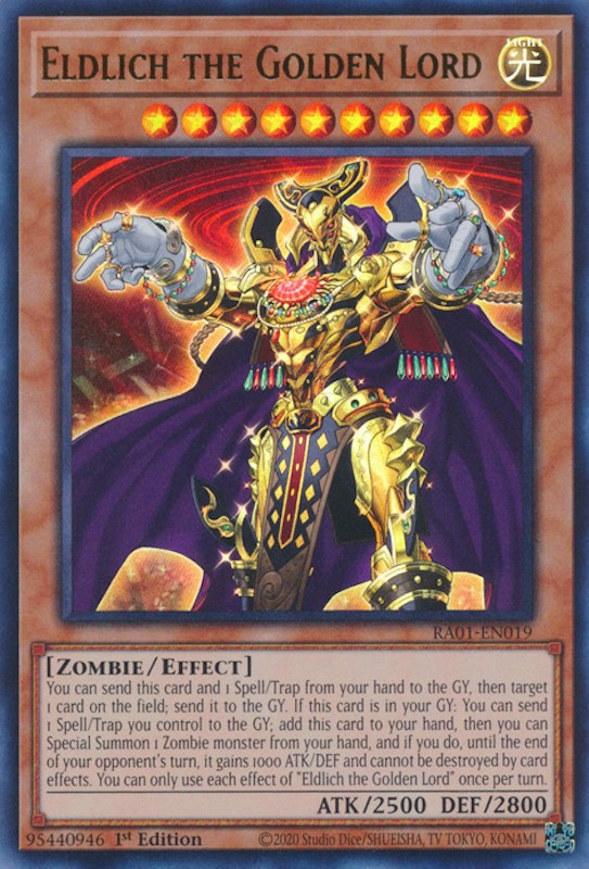 Eldlich the Golden Lord [RA01-EN019] Ultra Rare | Gaming Infinity