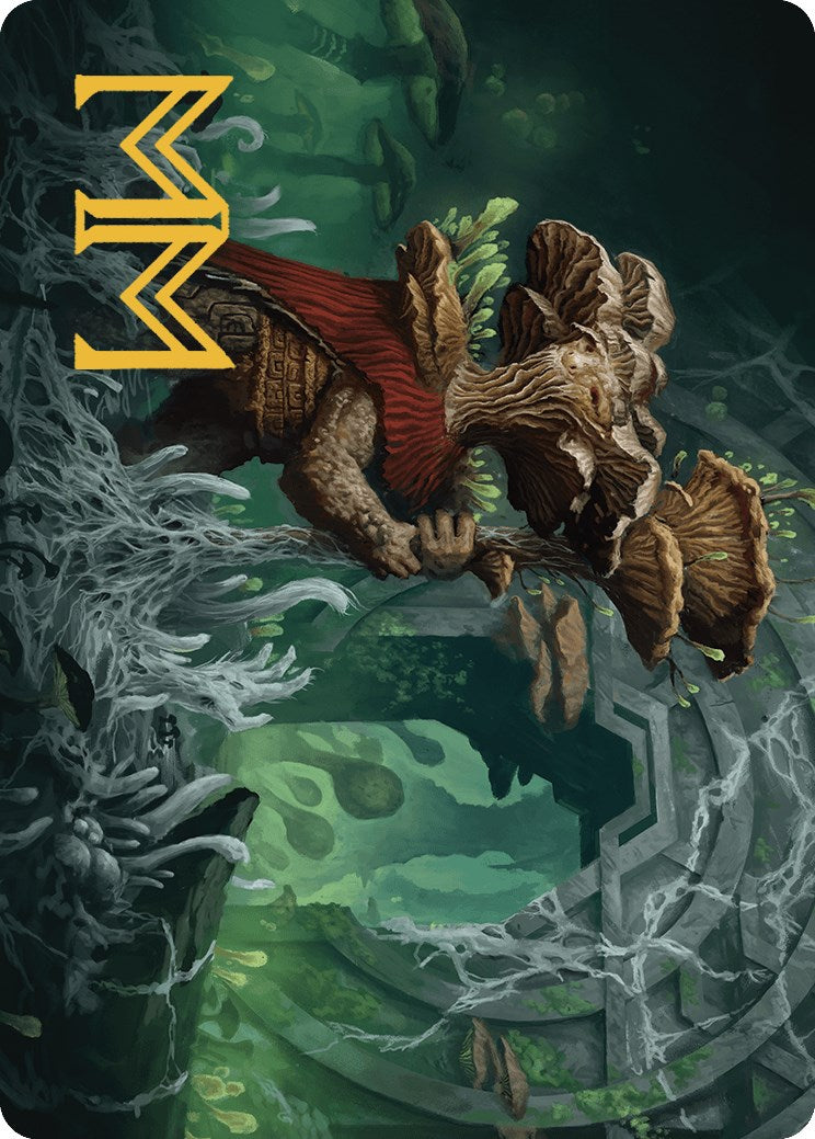 Tendril of the Mycotyrant Art Card (Gold-Stamped Signature) [The Lost Caverns of Ixalan Art Series] | Gaming Infinity