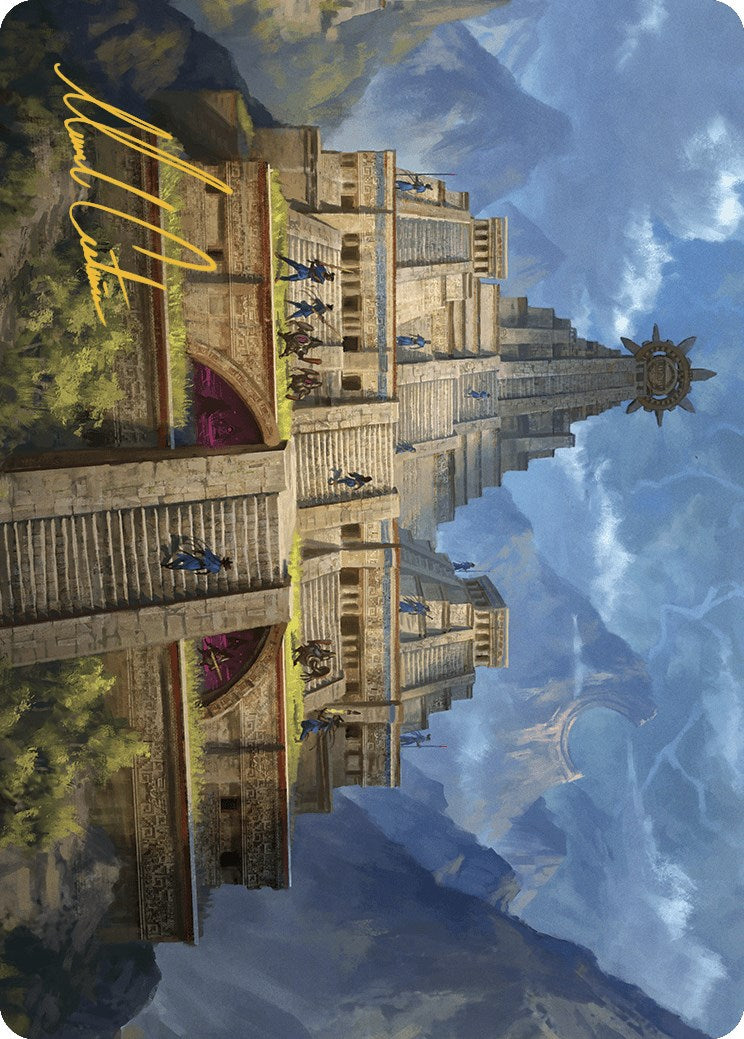 Barracks of the Thousand Art Card (Gold-Stamped Signature) [The Lost Caverns of Ixalan Art Series] | Gaming Infinity