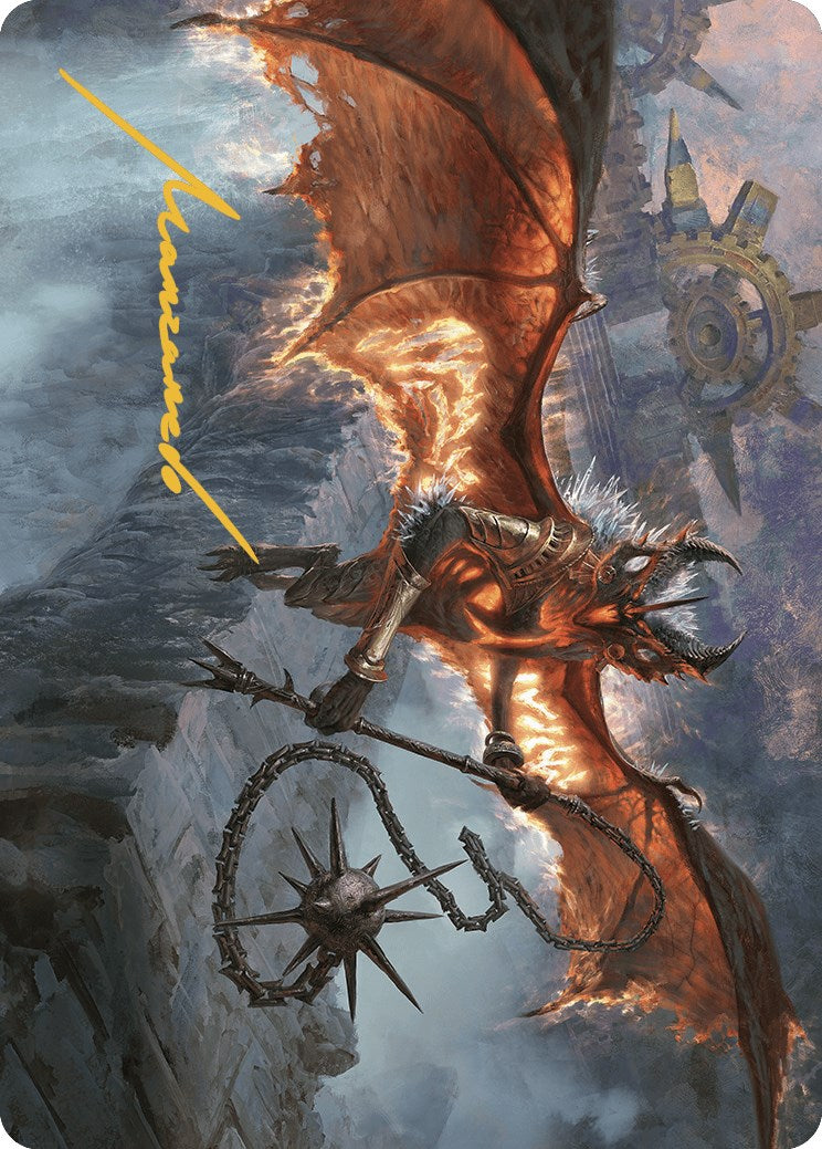 Bloodletter of Aclazotz Art Card (15/81) (Gold-Stamped Signature) [The Lost Caverns of Ixalan Art Series] | Gaming Infinity