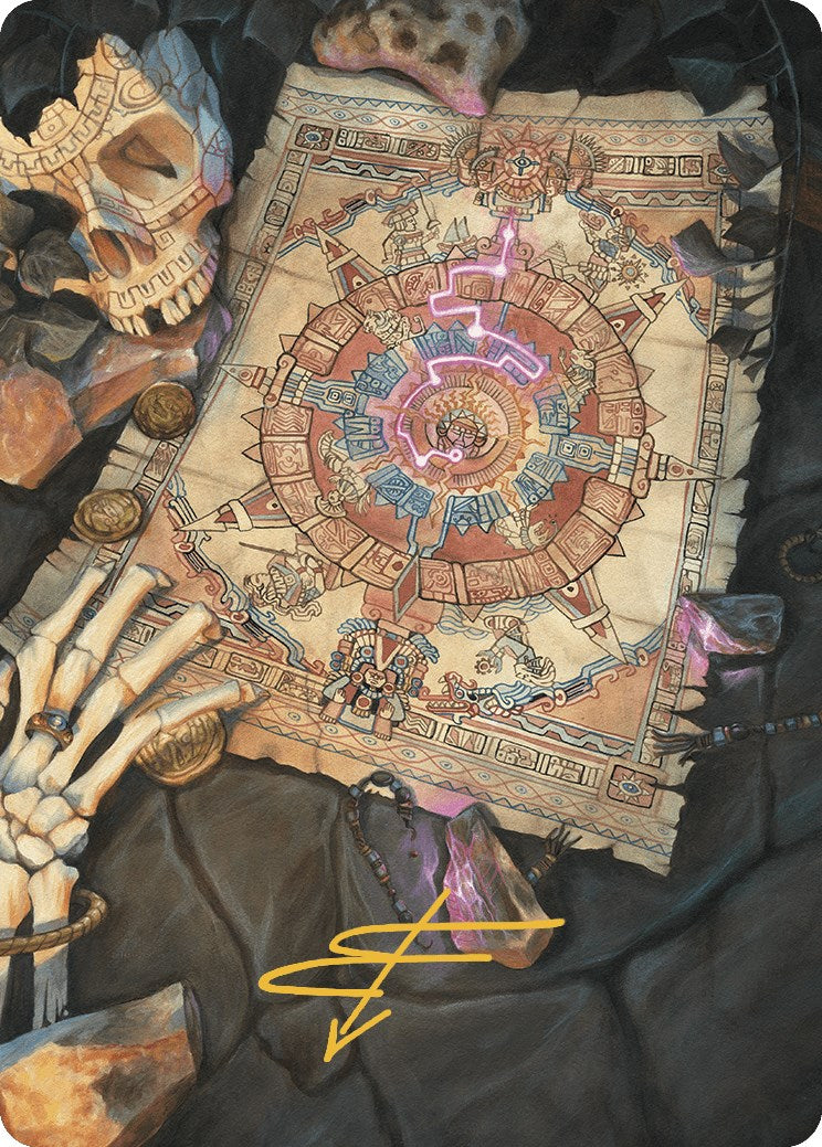 Map Token Art Card (Gold-Stamped Signature) [The Lost Caverns of Ixalan Art Series] | Gaming Infinity