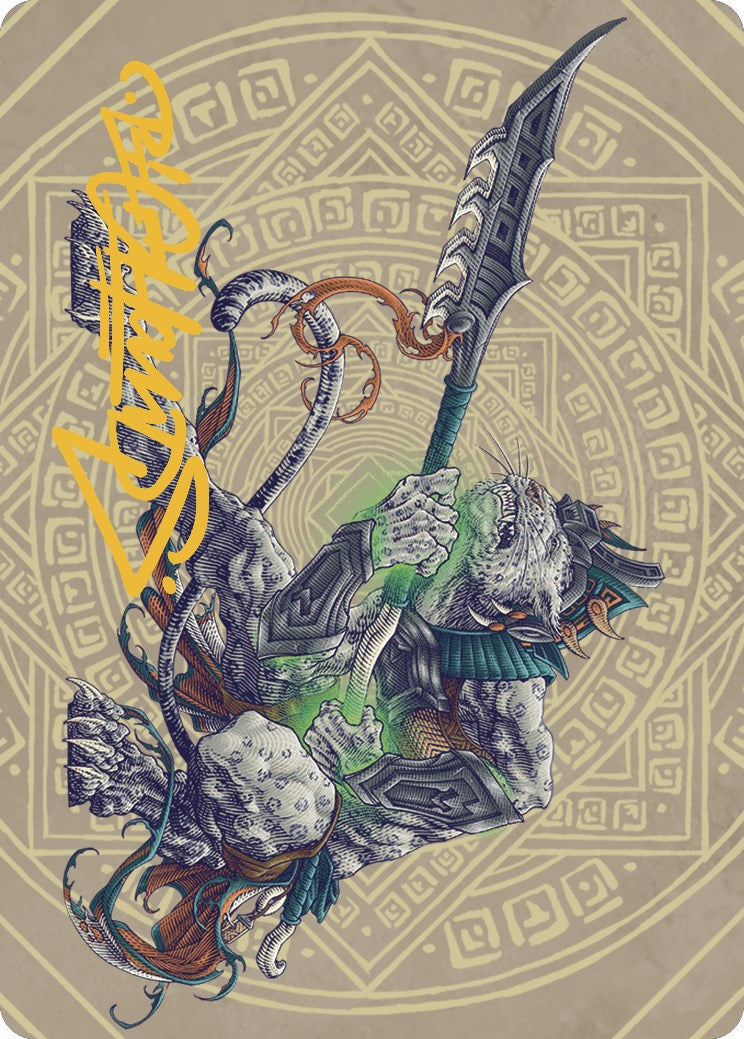 Kutzil, Malamet Exemplar Art Card (Gold-Stamped Signature) [The Lost Caverns of Ixalan Art Series] | Gaming Infinity
