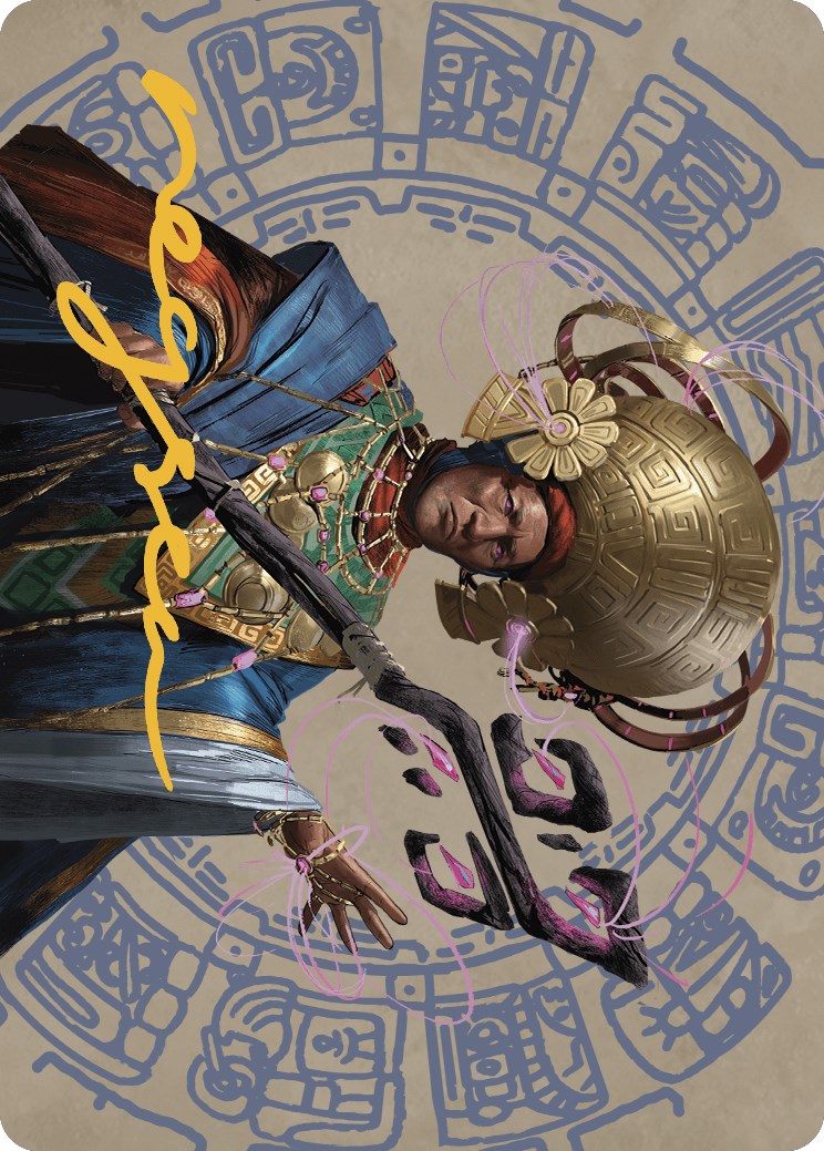 Akal Pakal, First Among Equals Art Card (46/81) (Gold-Stamped Signature) [The Lost Caverns of Ixalan Art Series] | Gaming Infinity