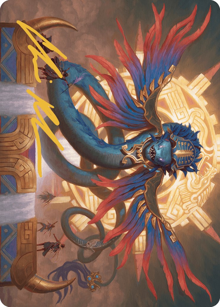 Ojer Pakpatiq, Deepest Epoch Art Card (13/81) (Gold-Stamped Signature) [The Lost Caverns of Ixalan Art Series] | Gaming Infinity