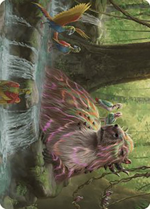 Basking Capybara Art Card [The Lost Caverns of Ixalan Art Series] | Gaming Infinity