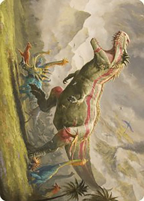 Ghalta, Stampede Tyrant Art Card [The Lost Caverns of Ixalan Art Series] | Gaming Infinity