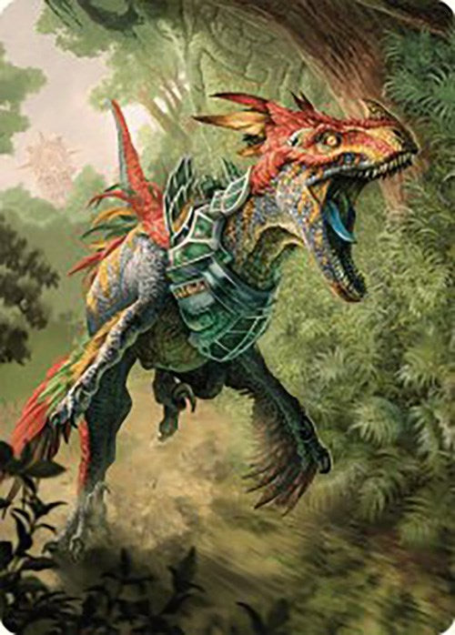 Dinosaur Token Art Card [The Lost Caverns of Ixalan Art Series] | Gaming Infinity