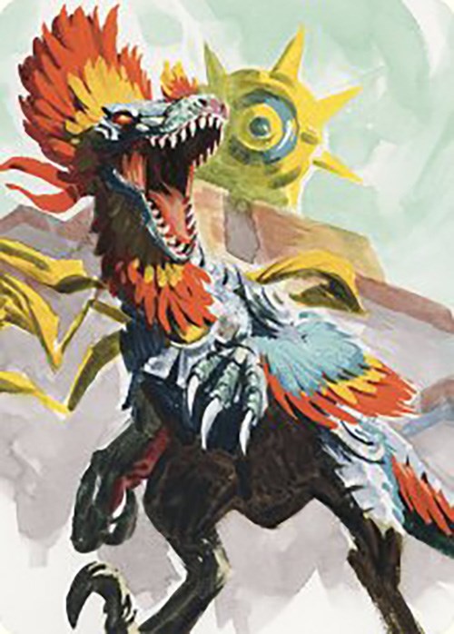 Pantlaza, Sun-Favored Art Card [The Lost Caverns of Ixalan Art Series] | Gaming Infinity