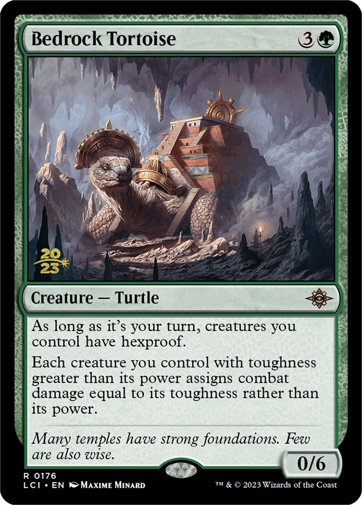 Bedrock Tortoise [The Lost Caverns of Ixalan Prerelease Cards] | Gaming Infinity