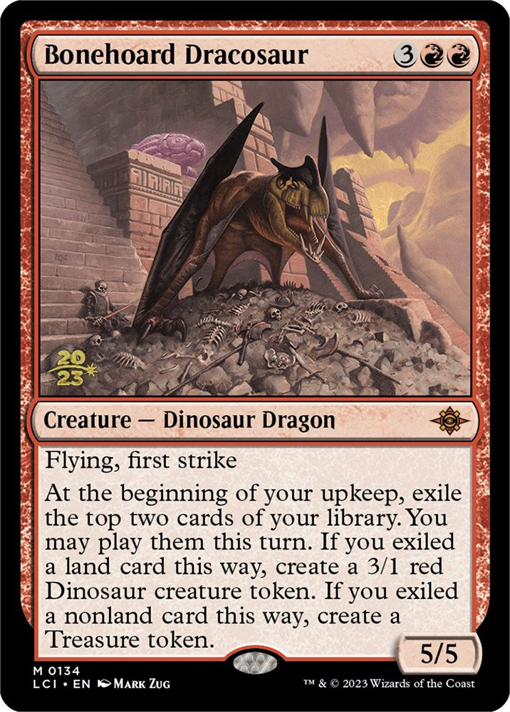 Bonehoard Dracosaur [The Lost Caverns of Ixalan Prerelease Cards] | Gaming Infinity