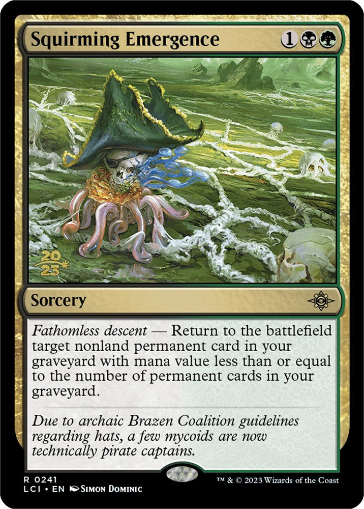 Squirming Emergence [The Lost Caverns of Ixalan Prerelease Cards] | Gaming Infinity