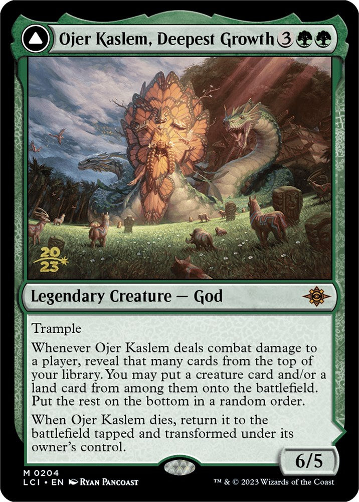 Ojer Kaslem, Deepest Growth // Temple of Cultivation [The Lost Caverns of Ixalan Prerelease Cards] | Gaming Infinity