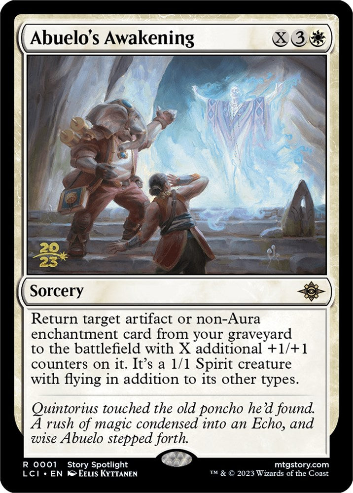 Abuelo's Awakening [The Lost Caverns of Ixalan Prerelease Cards] | Gaming Infinity
