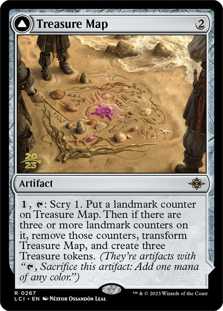 Treasure Map // Treasure Cove [The Lost Caverns of Ixalan Prerelease Cards] | Gaming Infinity