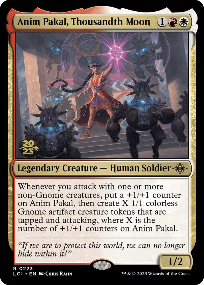 Anim Pakal, Thousandth Moon [The Lost Caverns of Ixalan Prerelease Cards] | Gaming Infinity