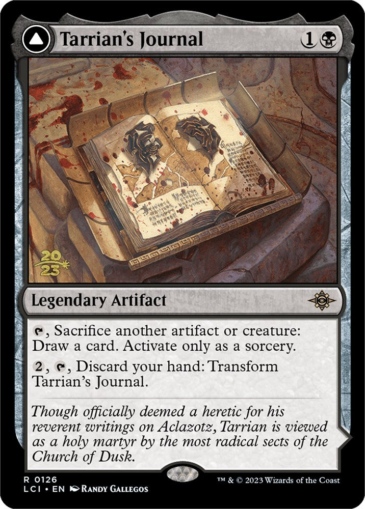 Tarrian's Journal // The Tomb of Aclazotz [The Lost Caverns of Ixalan Prerelease Cards] | Gaming Infinity