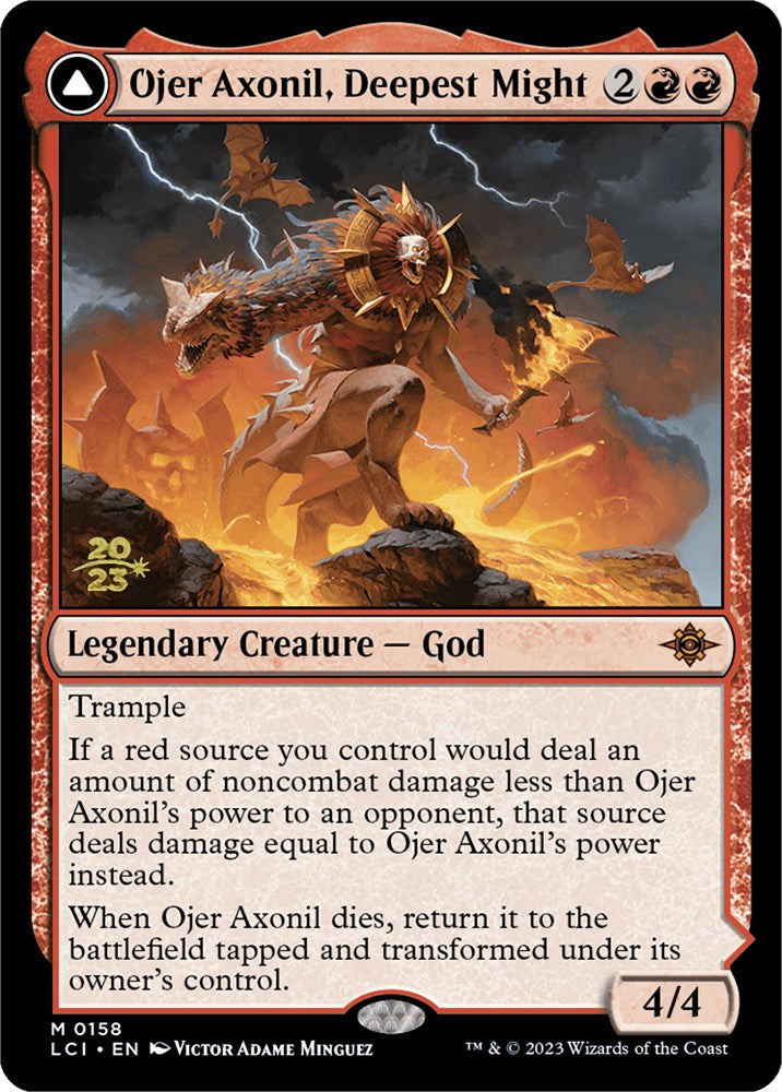 Ojer Axonil, Deepest Might [The Lost Caverns of Ixalan Prerelease Cards] | Gaming Infinity