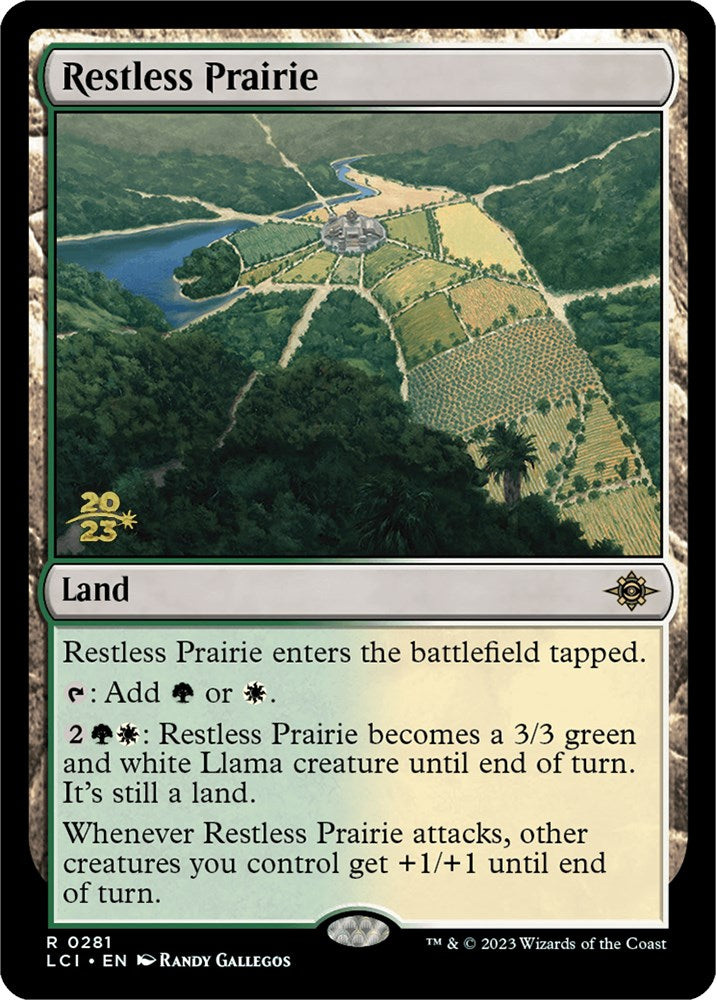 Restless Prairie [The Lost Caverns of Ixalan Prerelease Cards] | Gaming Infinity