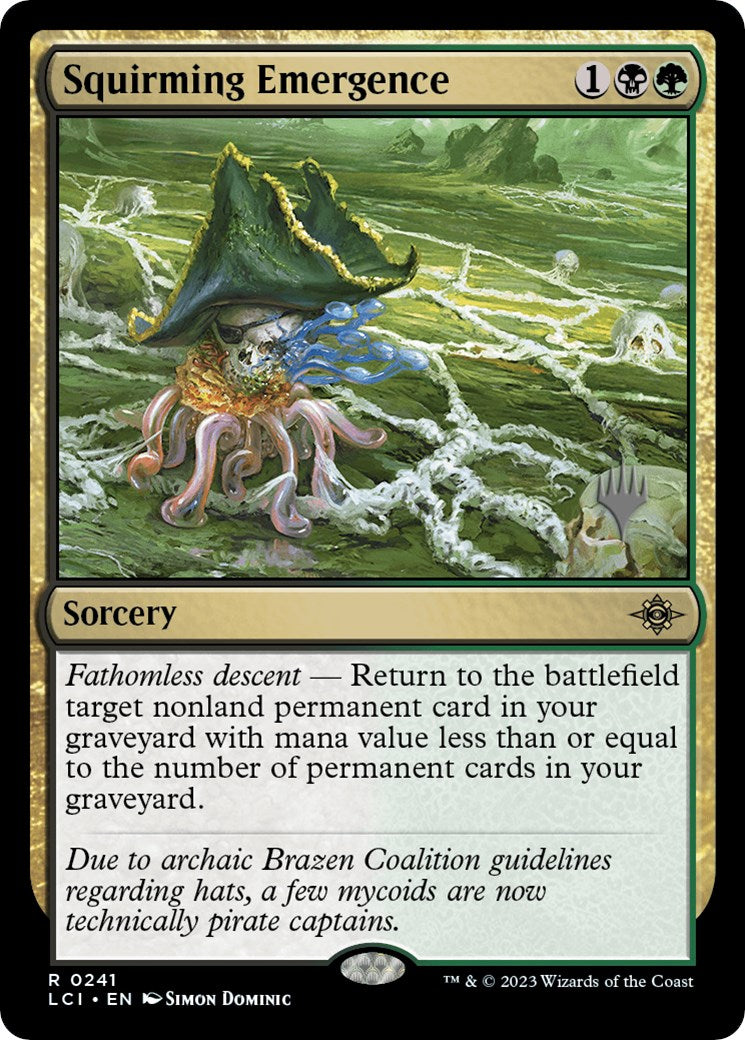 Squirming Emergence (Promo Pack) [The Lost Caverns of Ixalan Promos] | Gaming Infinity