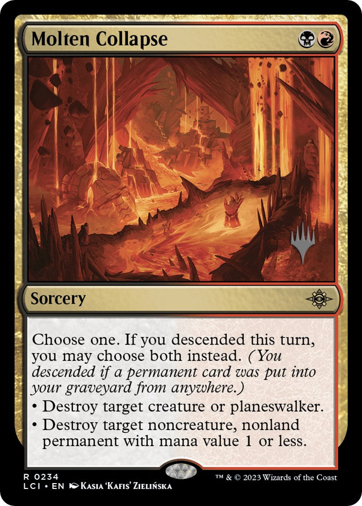 Molten Collapse (Promo Pack) [The Lost Caverns of Ixalan Promos] | Gaming Infinity