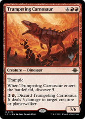 Trumpeting Carnosaur (Promo Pack) [The Lost Caverns of Ixalan Promos] | Gaming Infinity