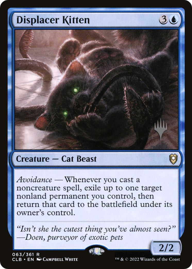 Displacer Kitten (Promo Pack) [The Lost Caverns of Ixalan Promos] | Gaming Infinity