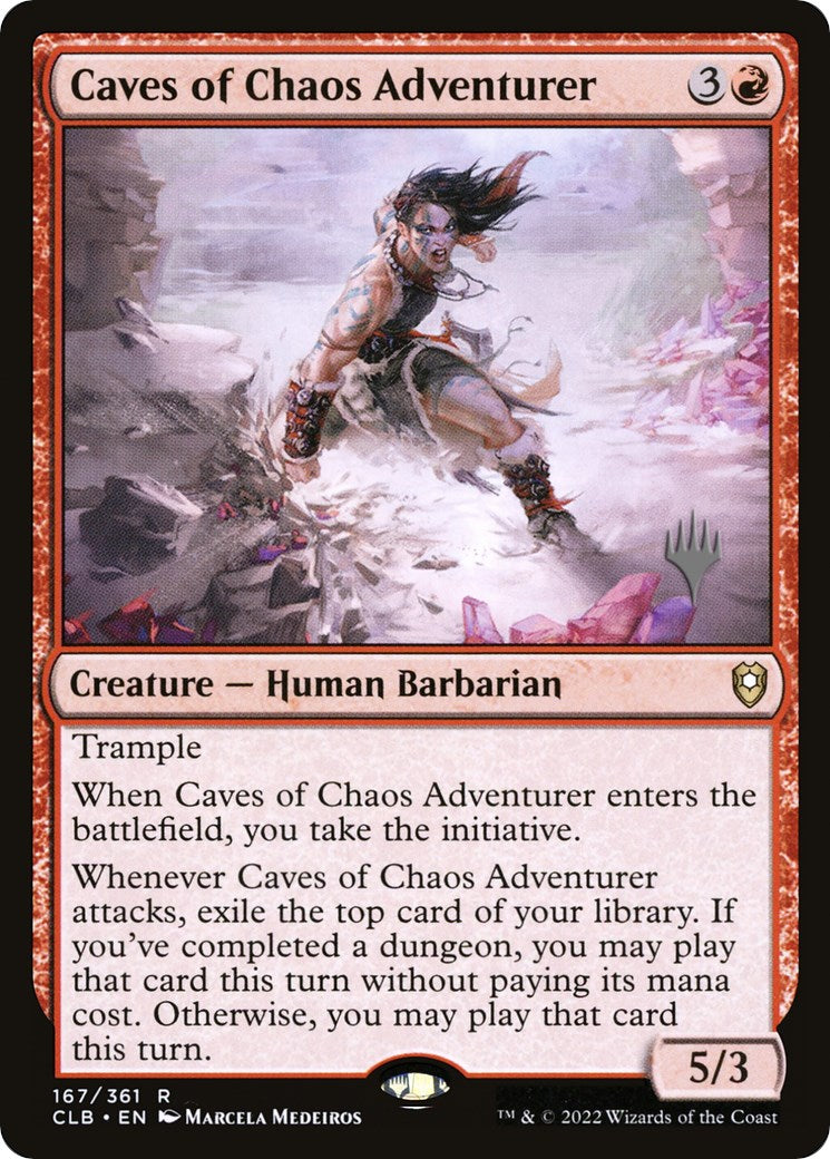 Caves of Chaos Adventurer (Promo Pack) [The Lost Caverns of Ixalan Promos] | Gaming Infinity