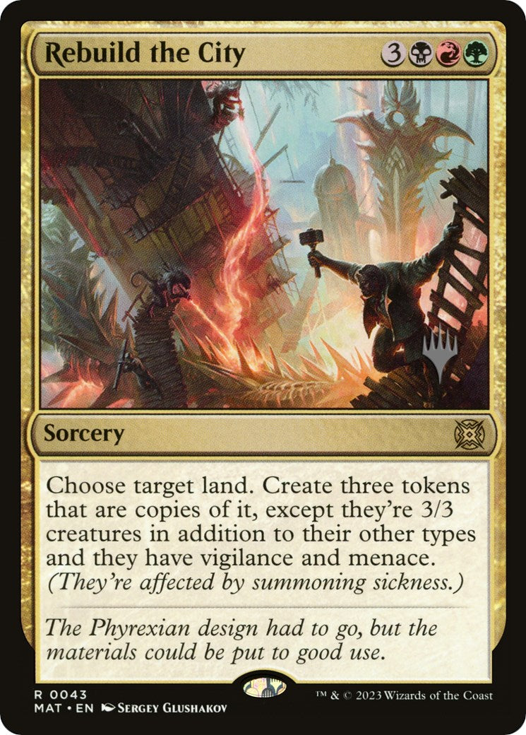 Rebuild the City (Promo Pack) [The Lost Caverns of Ixalan Promos] | Gaming Infinity