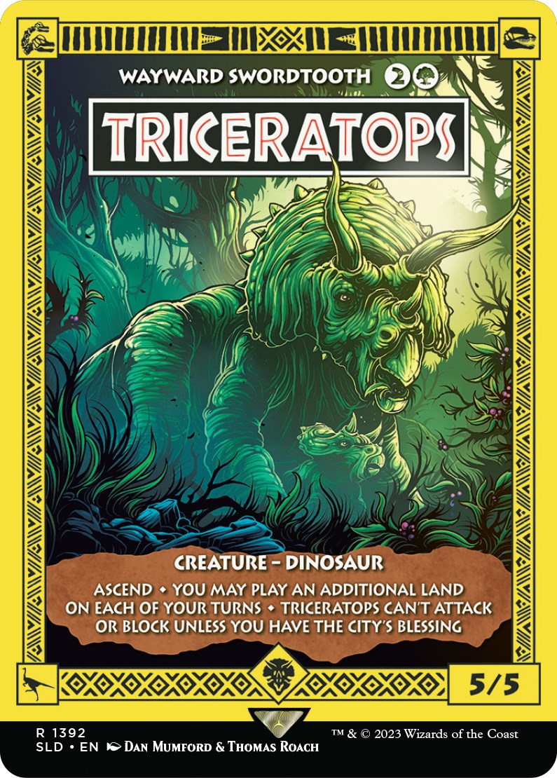 Triceratops - Wayward Swordtooth [Secret Lair Drop Series] | Gaming Infinity