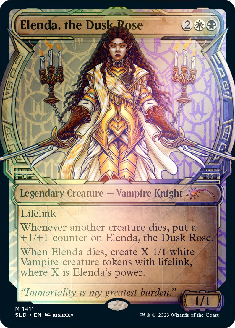 Elenda, the Dusk Rose (Rainbow Foil) [Secret Lair Drop Series] | Gaming Infinity